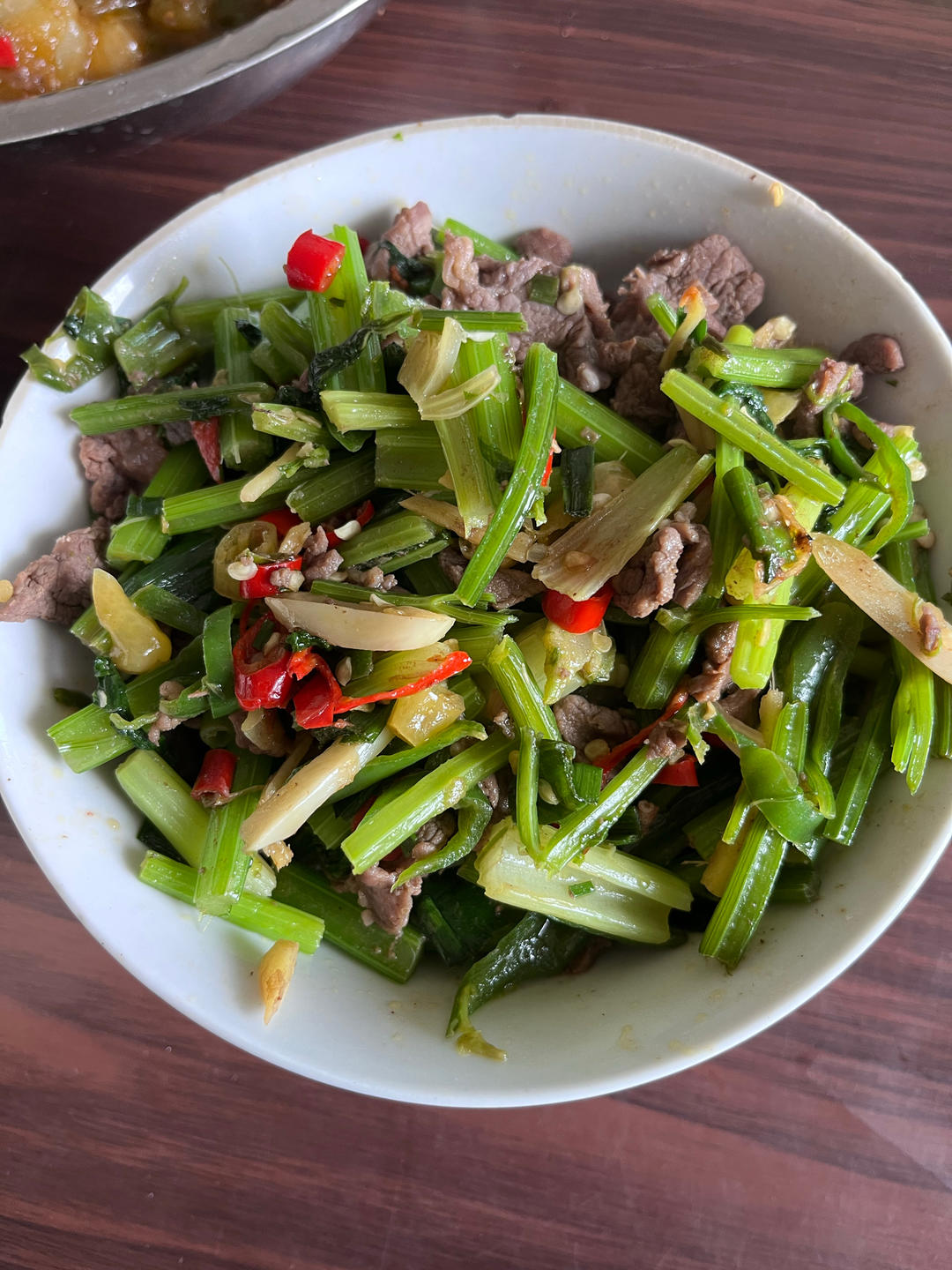 小炒黄牛肉，地道的下饭菜