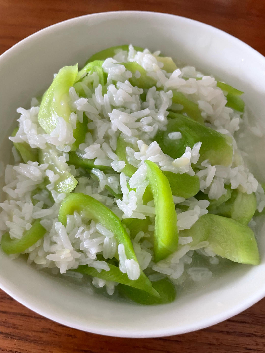 懒人丝瓜烫饭