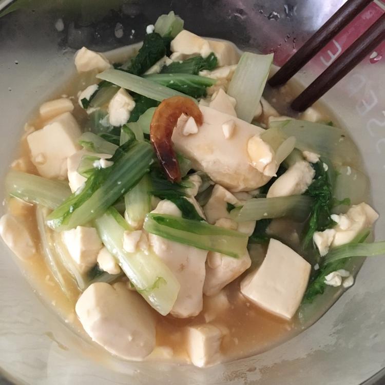 青菜豆腐