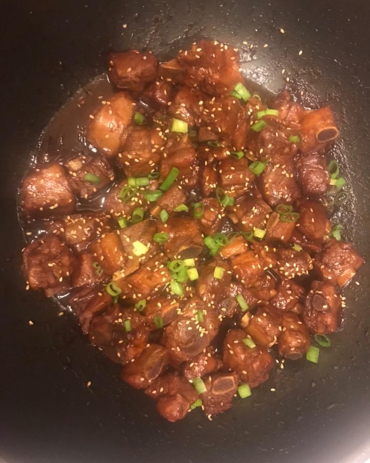 红腐乳烧排骨