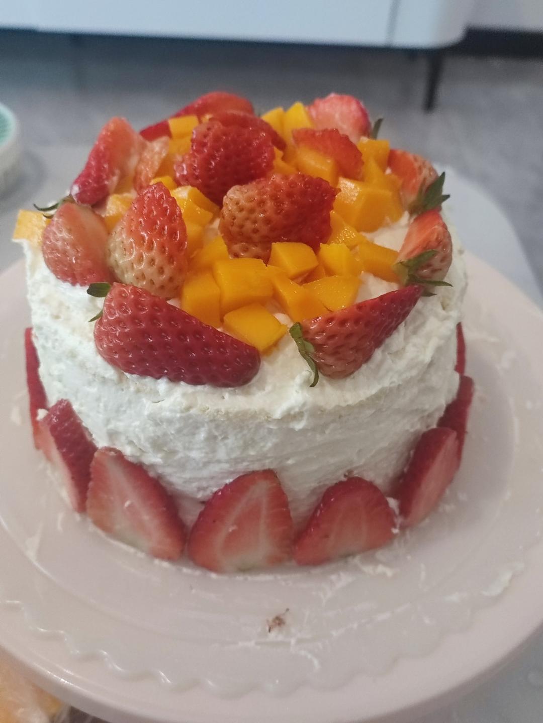 超柔软6寸戚风蛋糕(附8寸配方)零失败 超详细‼️含操作视频