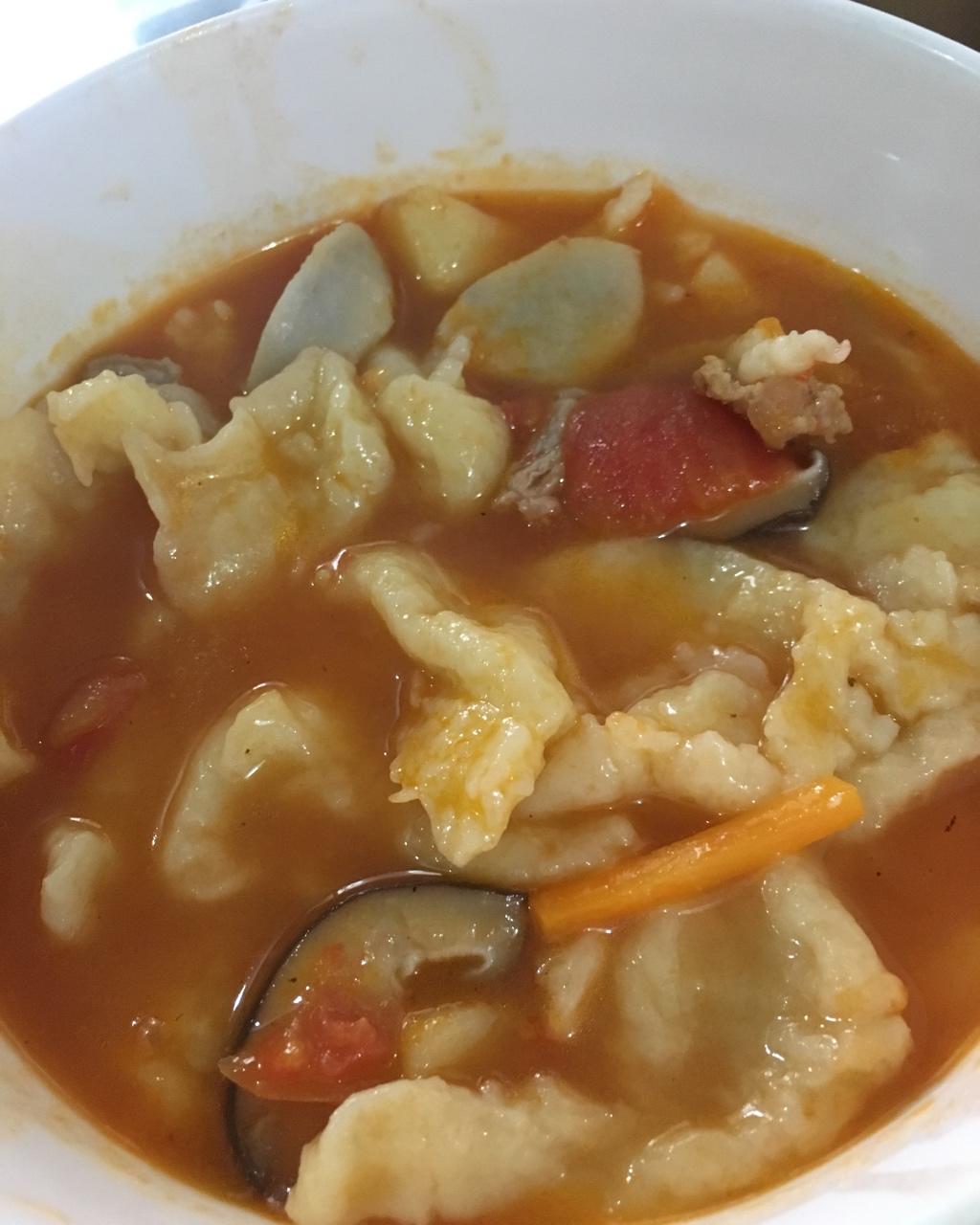 家常麦虾汤