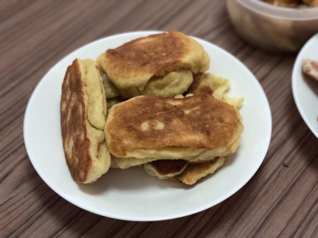 葱花 香肠发面饼