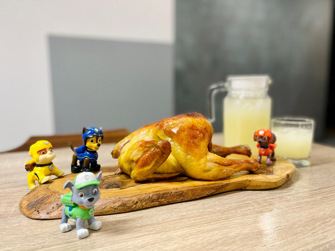 家常版盐焗鸡 做法简易 皮脆肉嫩