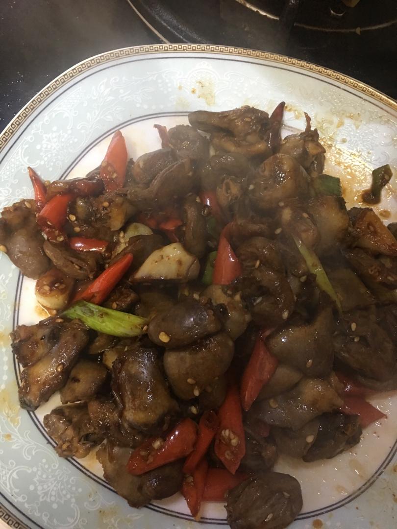 辣炒鸡心