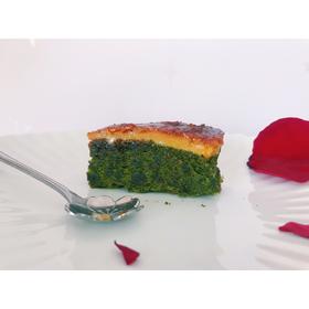 抹茶烤布雷蛋糕