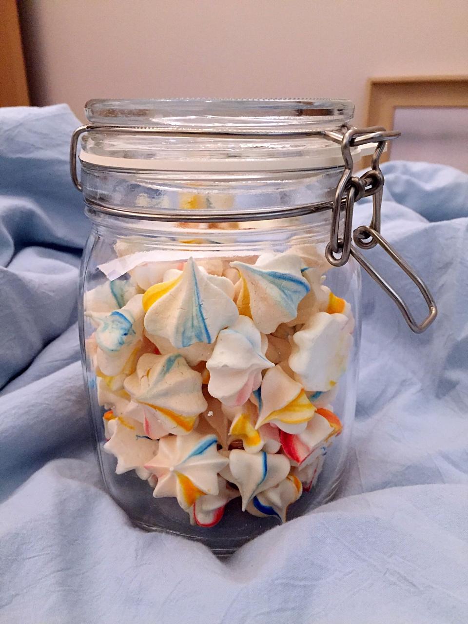 快乐的小阿毛做的蛋白糖