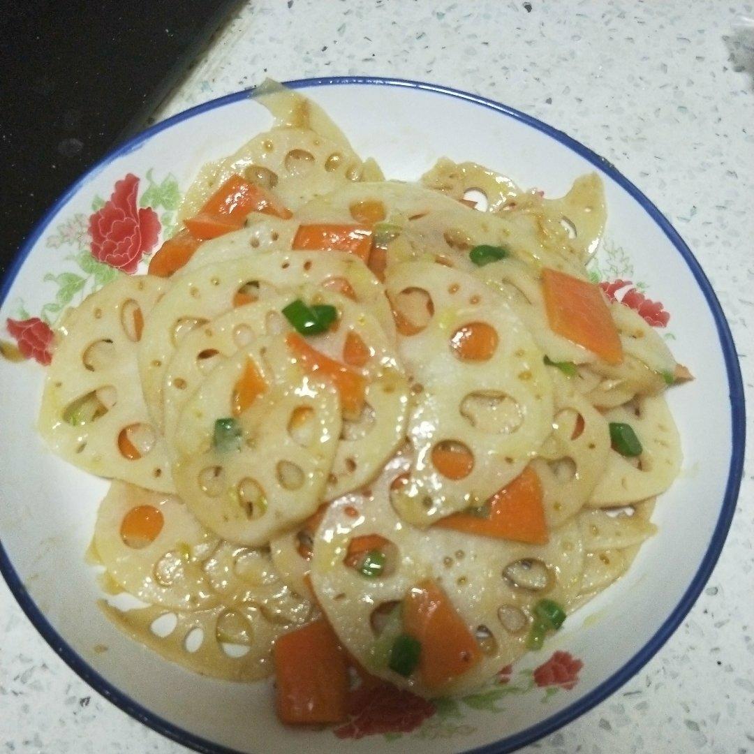 清炒藕片