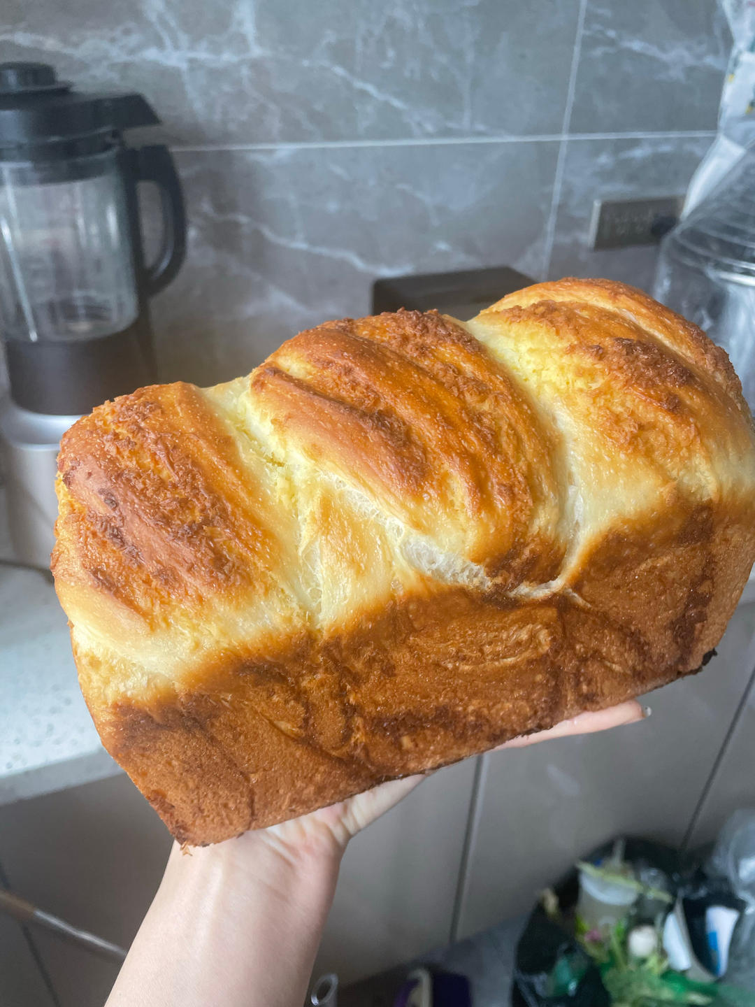 椰蓉满满吐司！幸福的味道。