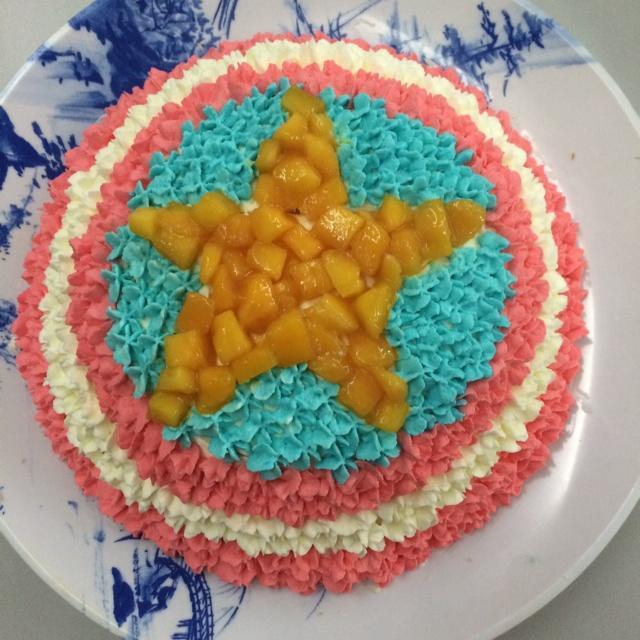 美国队长蛋糕的做法