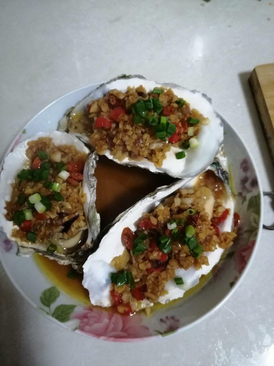 超简单～蒸蒜蓉生蚝