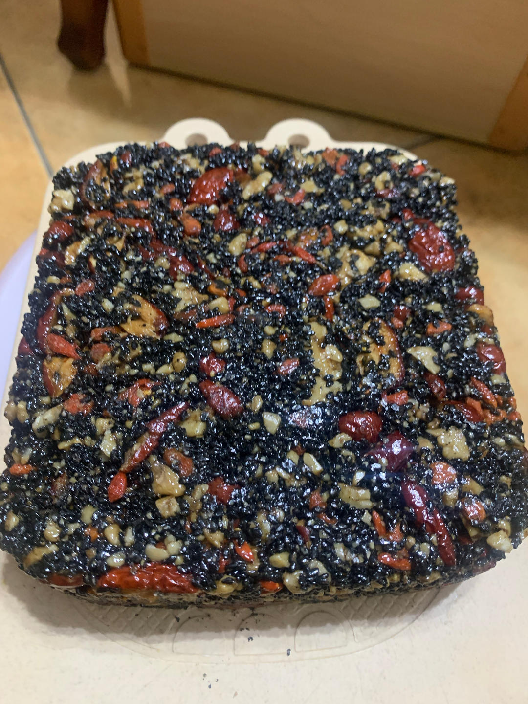 黑芝麻核桃糕