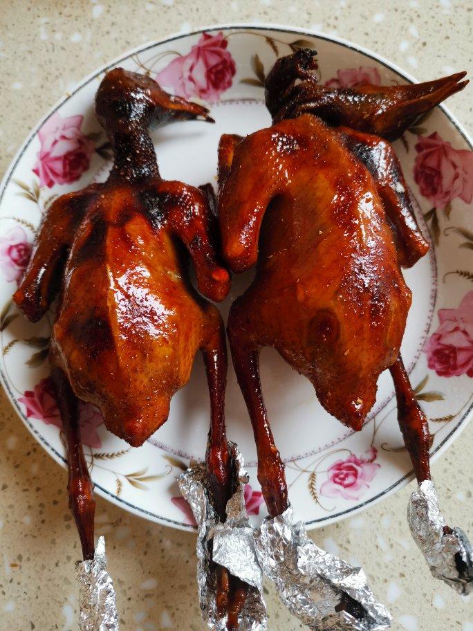 烤箱版脆皮乳鸽