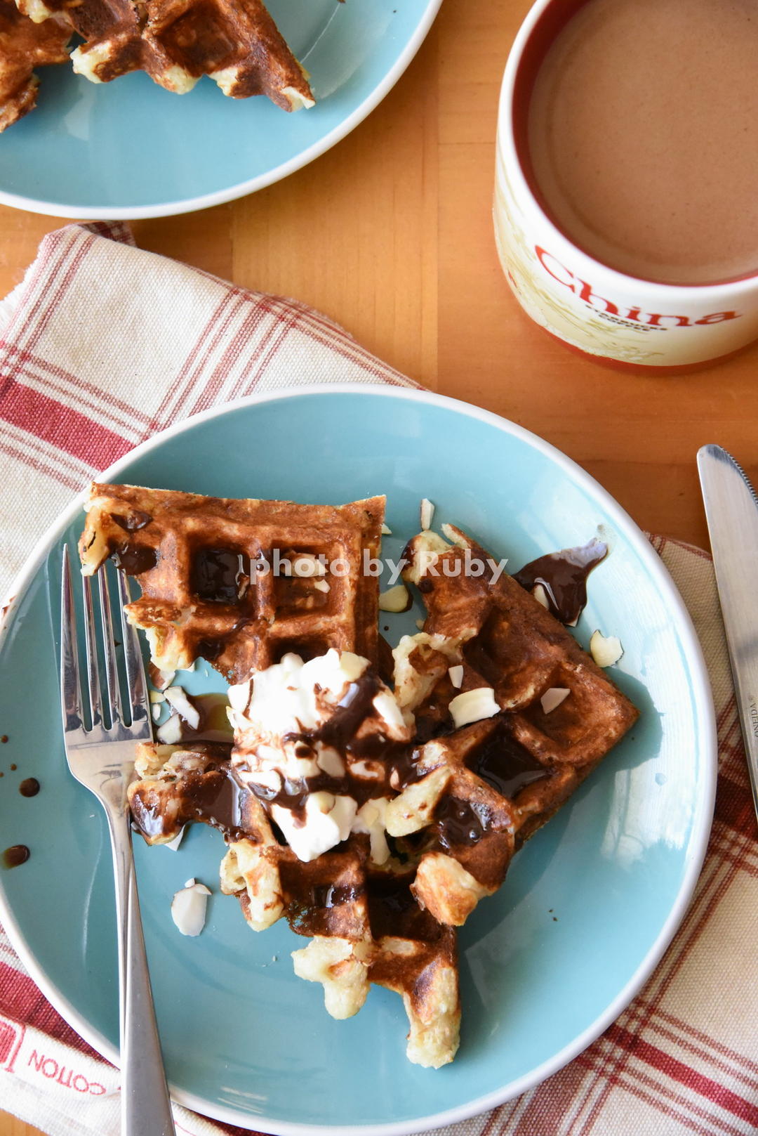 健康低脂的隔夜燕麦华夫饼（Overnight Oatmeal Waffles）