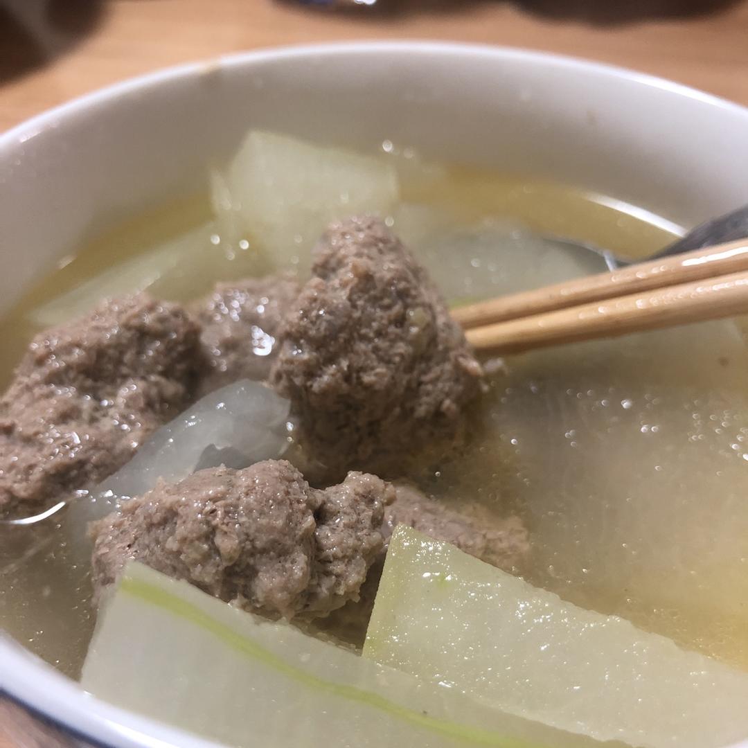 冬瓜汆丸子汤