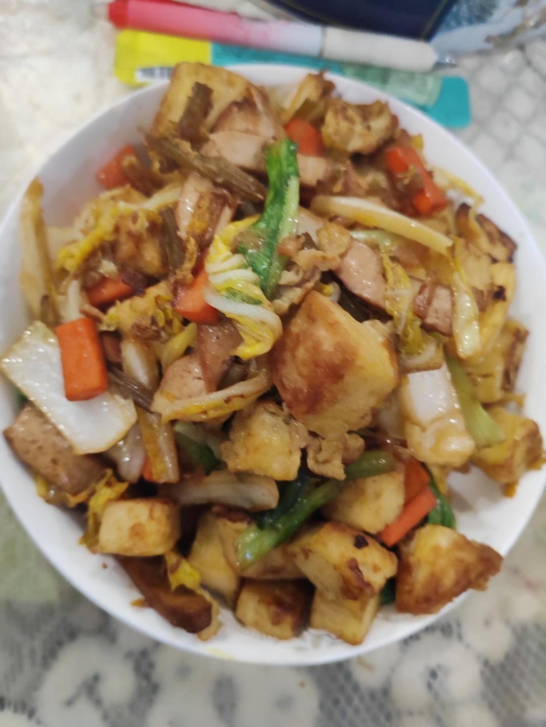 鸡蛋炒馍