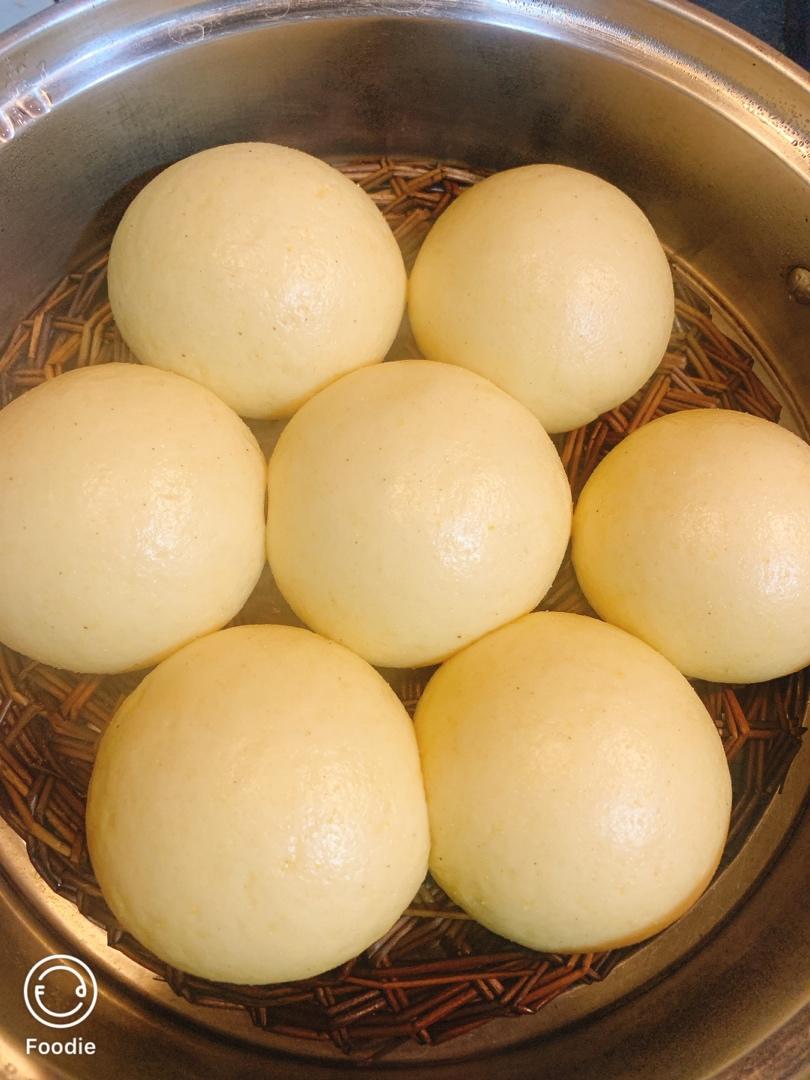 🔥一次性发酵的玉米面馒头‼️