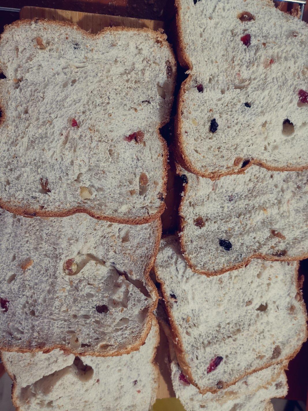 新手入门必做——面包机版葡萄干酸奶吐司