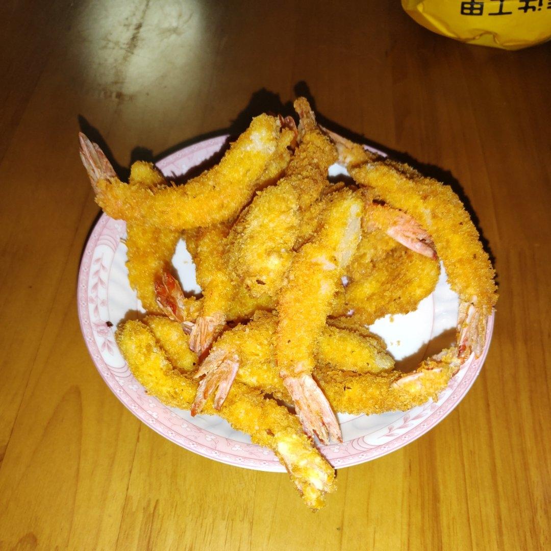 面包糠炸虾