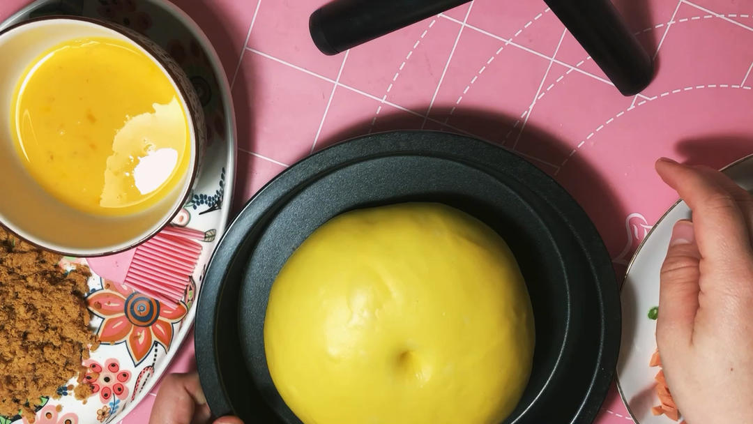 香葱火腿肉松面包