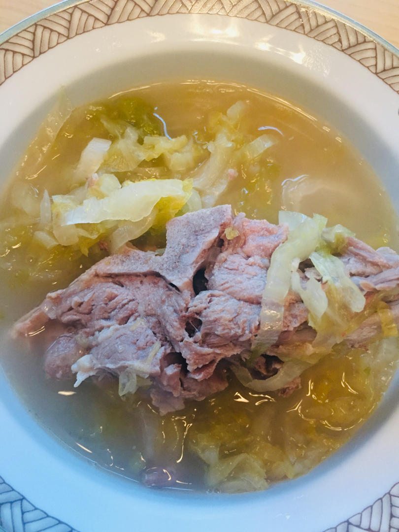 懒人版高压锅排骨炖酸菜粉条