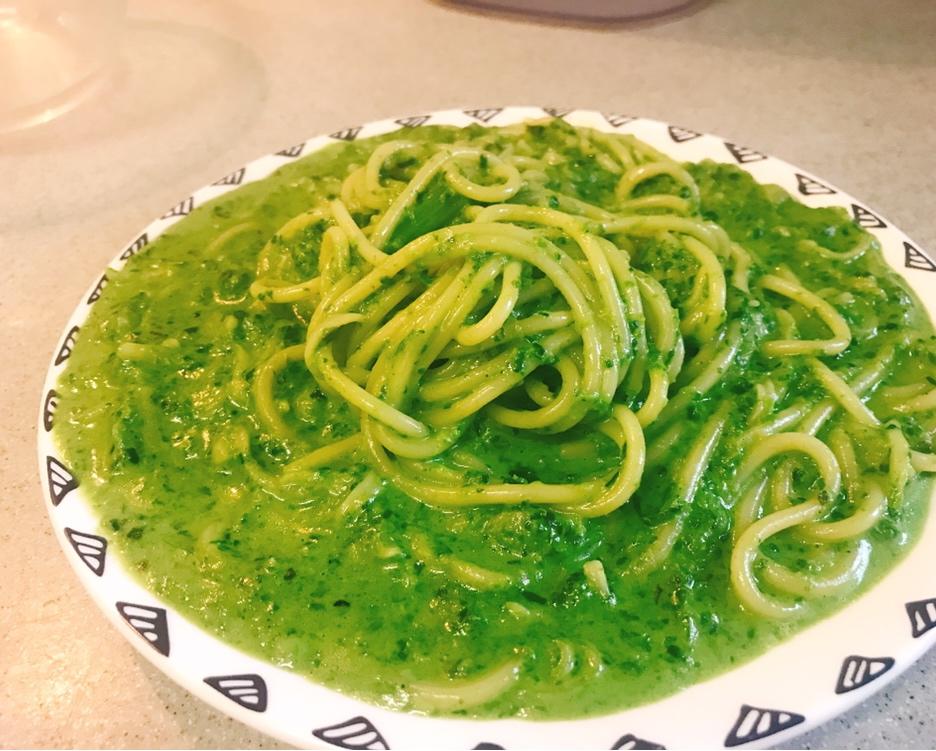菠菜意面
