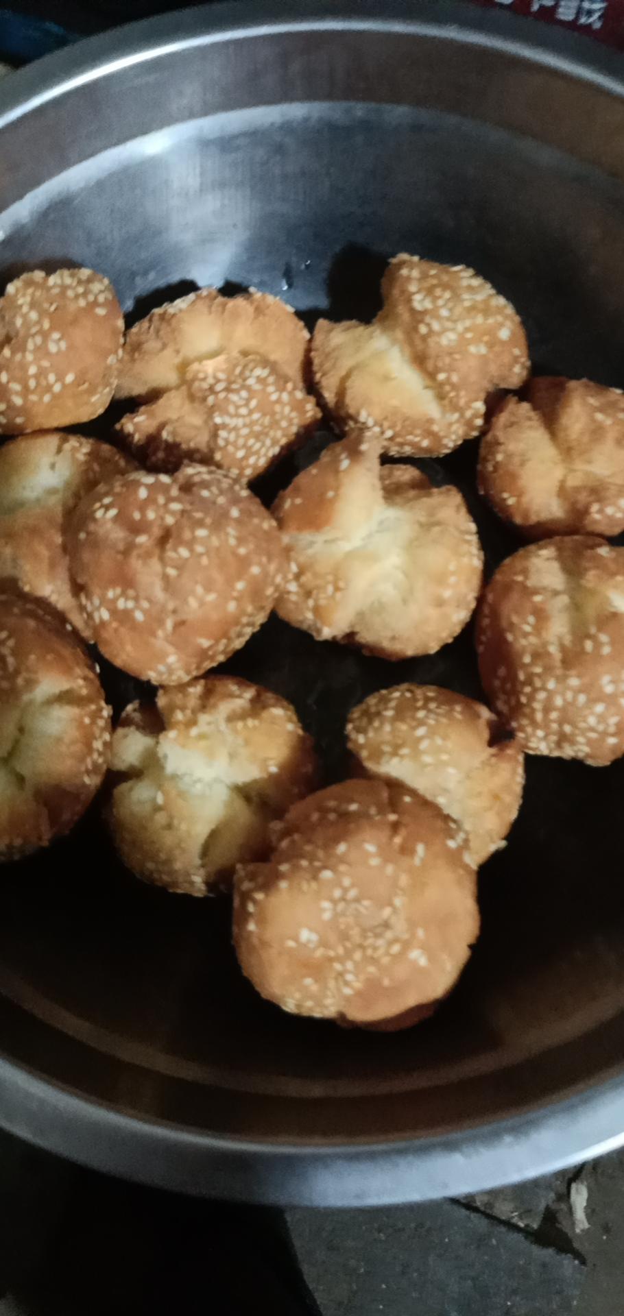 从外酥到内的【开口笑做法】