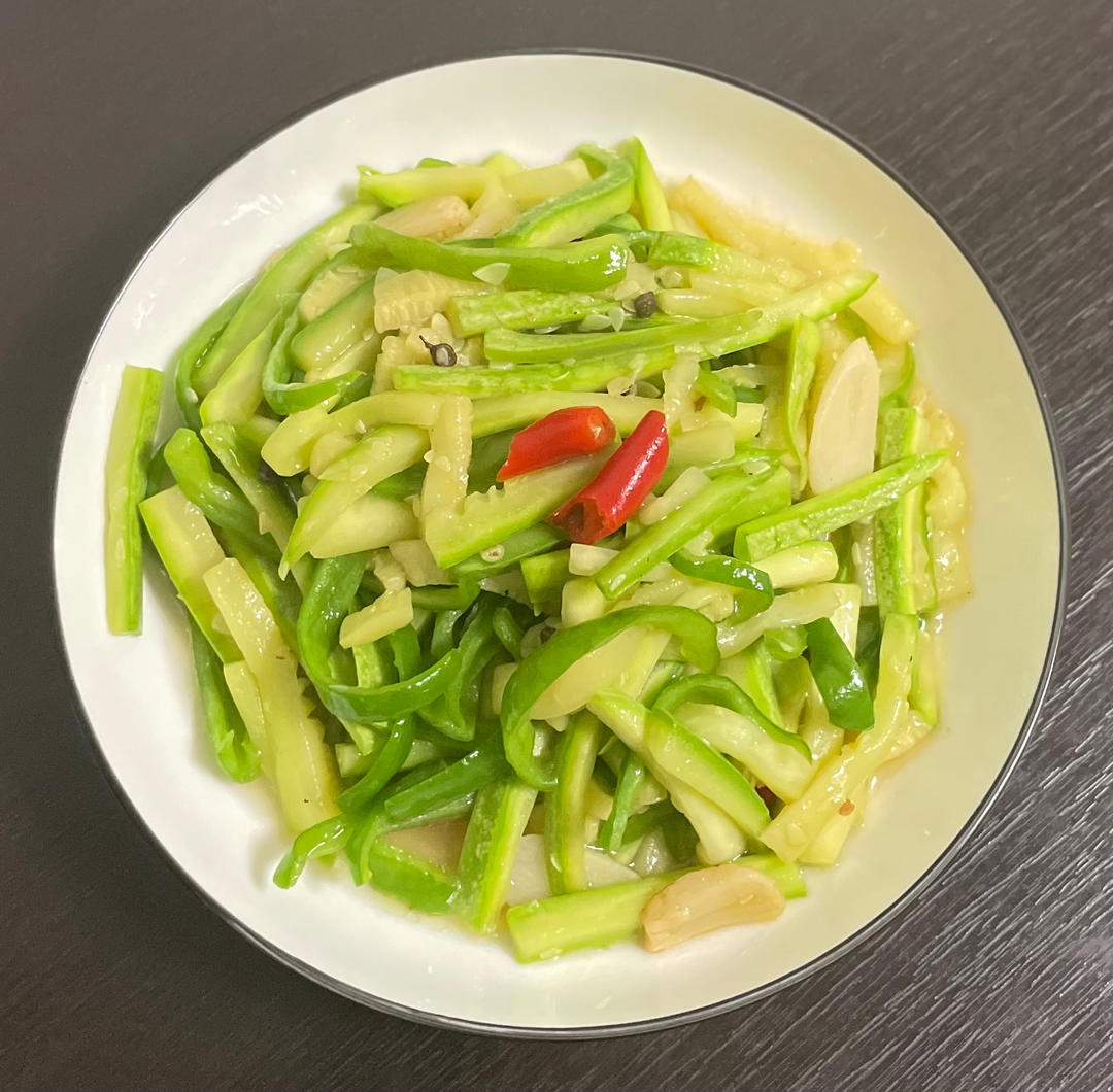 清炒西葫芦，五分钟快手菜