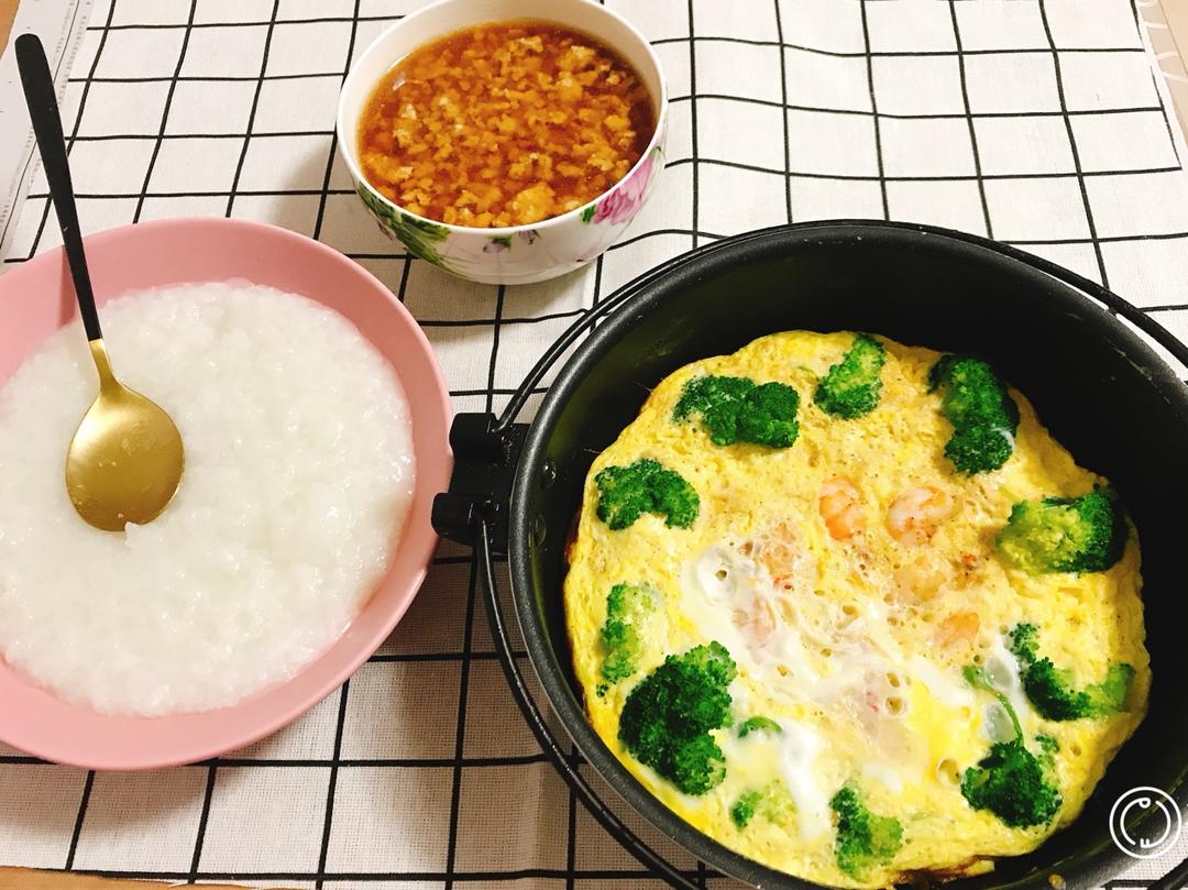 芦笋虾仁早餐蛋饼