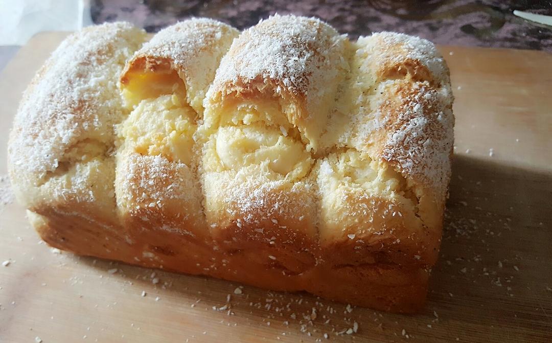 椰蓉吐司面包 Coconut Loaf