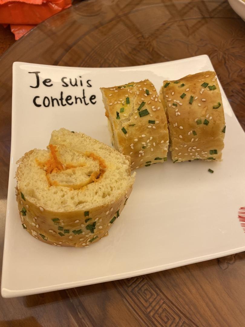 回忆的味道---肉松面包卷