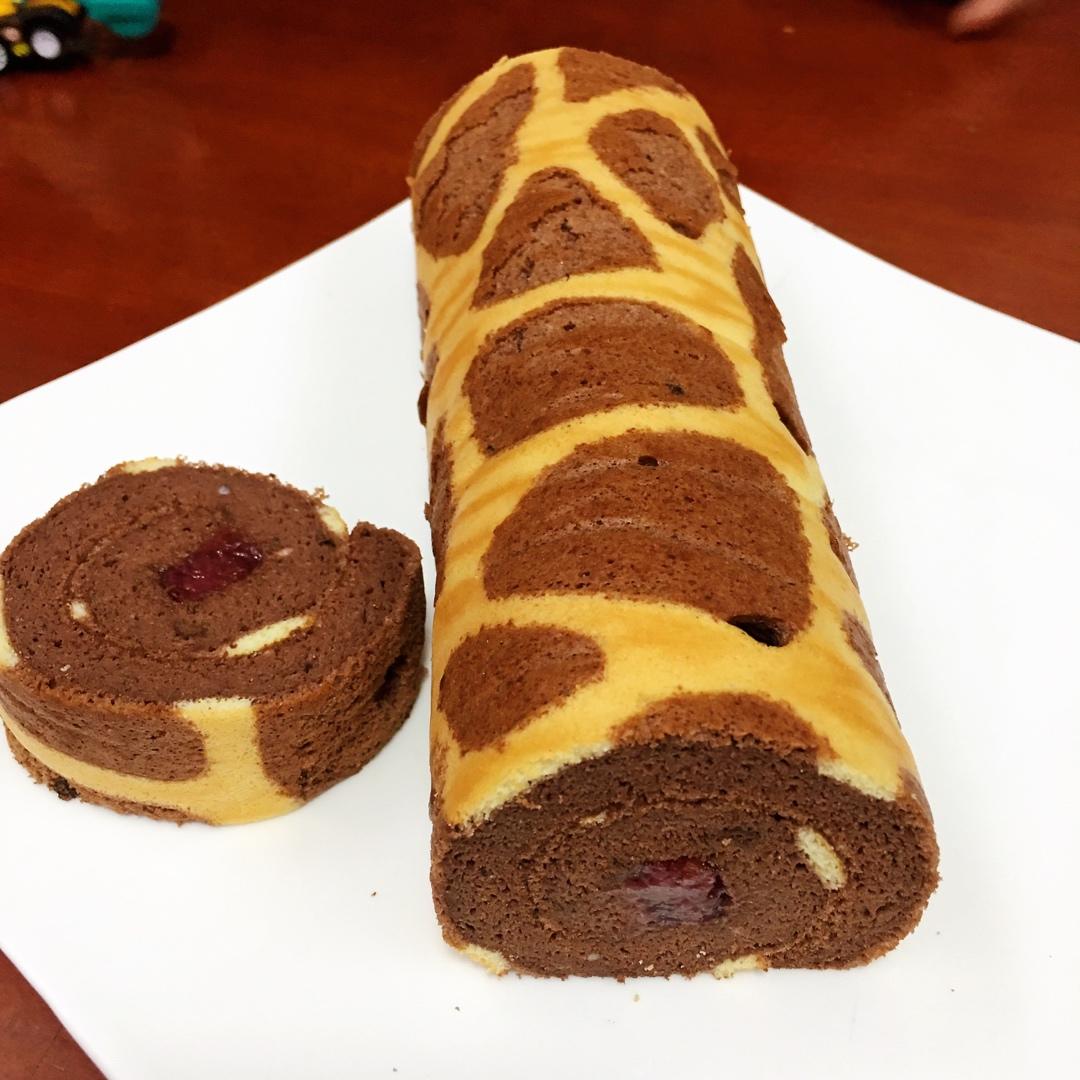 奶牛蛋糕卷+长颈鹿蛋糕卷