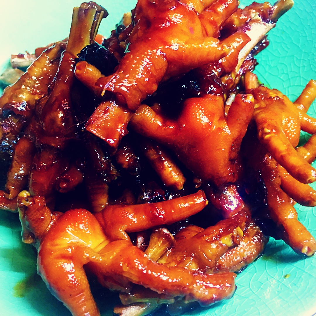 香辣卤鸡爪