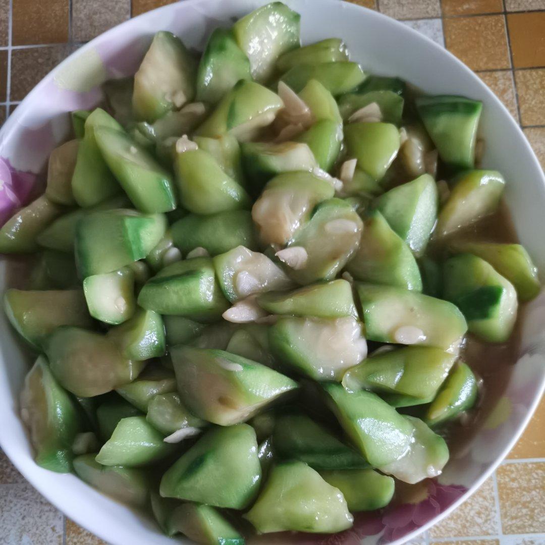 蚝油丝瓜，脆、甜、嫩！