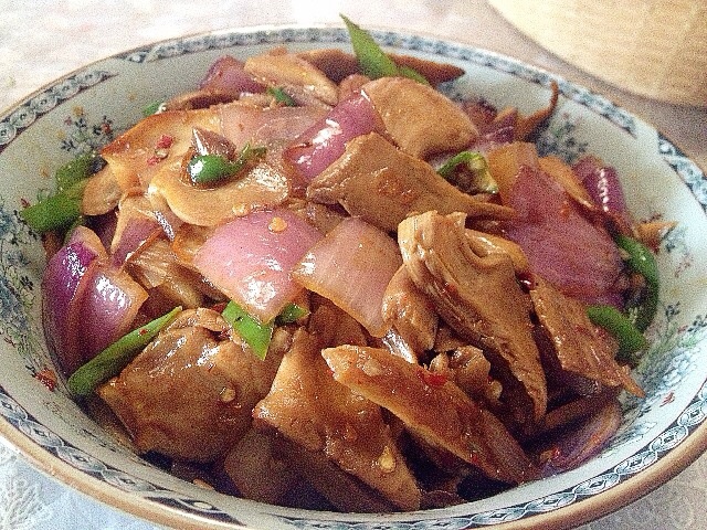 三杯杏鲍菇