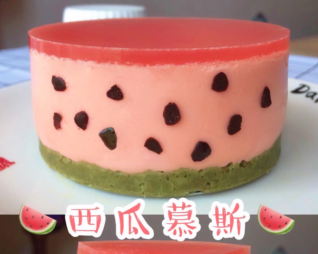 🧡夏日必备甜品～免烤箱‼️🍉西瓜慕斯🍉的做法