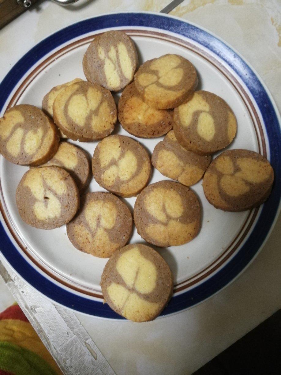 双色大理石纹饼干制作方法（花纹整形详细图解版）