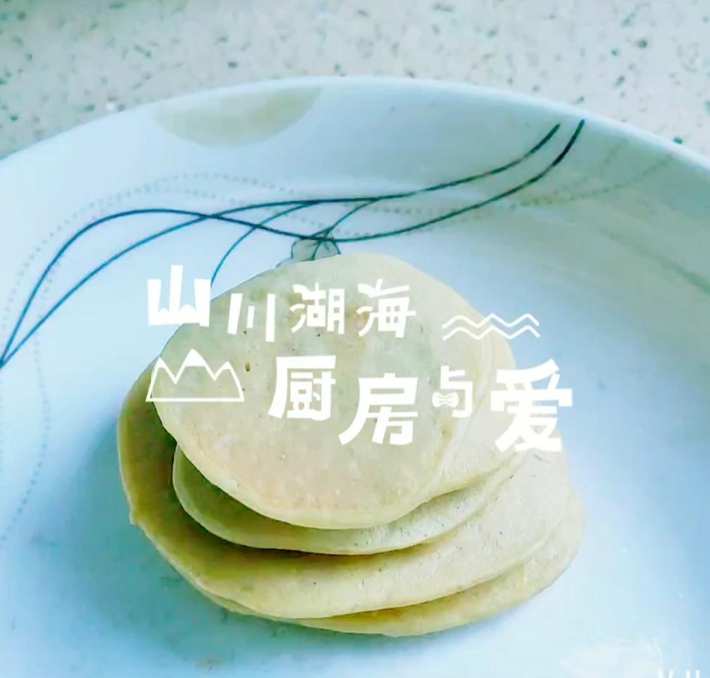 香蕉松饼（无糖）宝宝辅食的做法