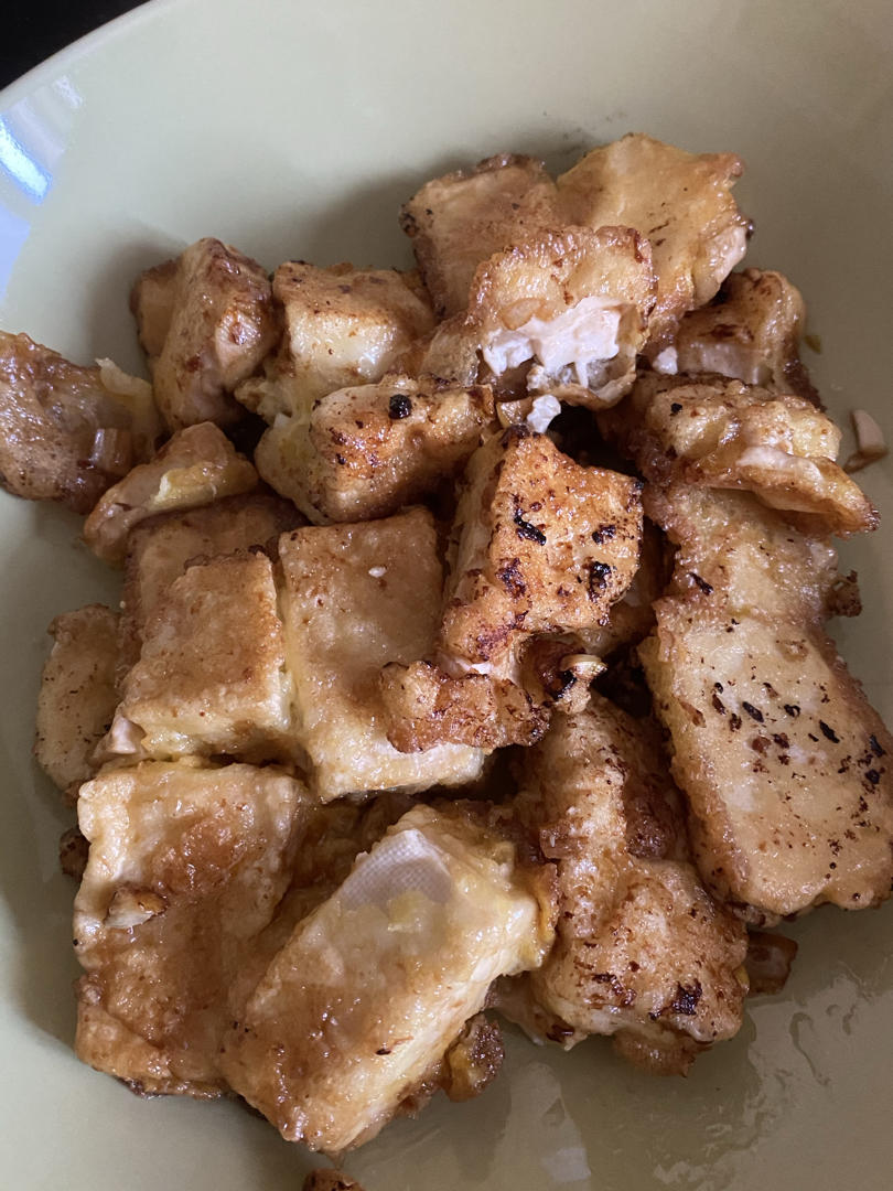 无敌好吃的香煎豆腐