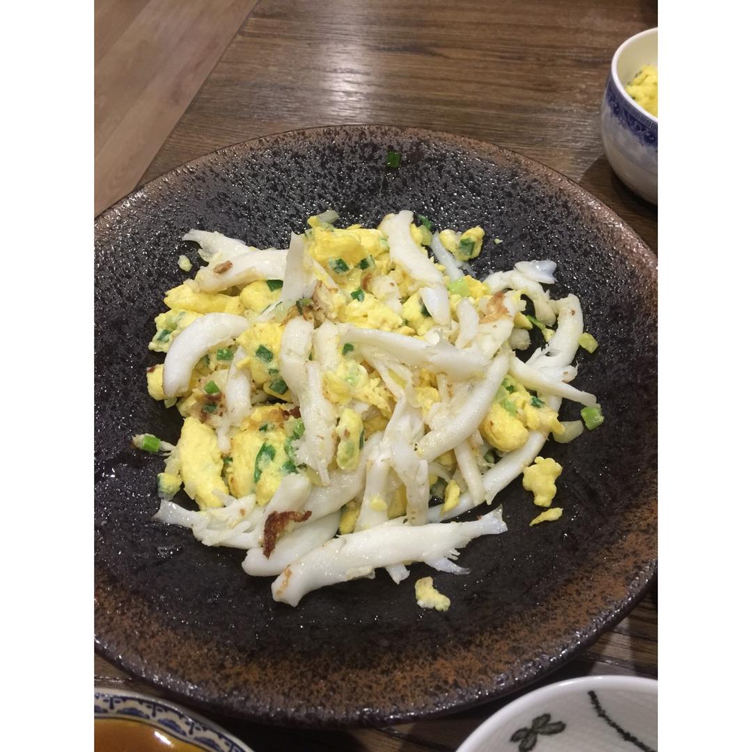 银鱼炒蛋