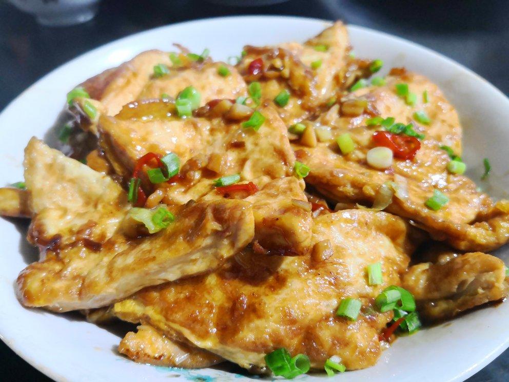 焖煎豆腐