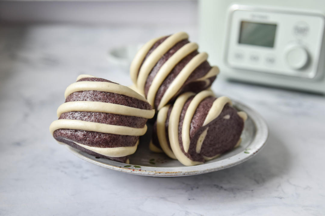 黑米丝带馒头【2月北鼎蒸炖锅食谱】