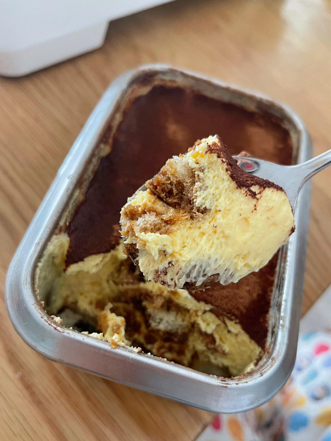 在欧洲学会的经典版提拉米苏