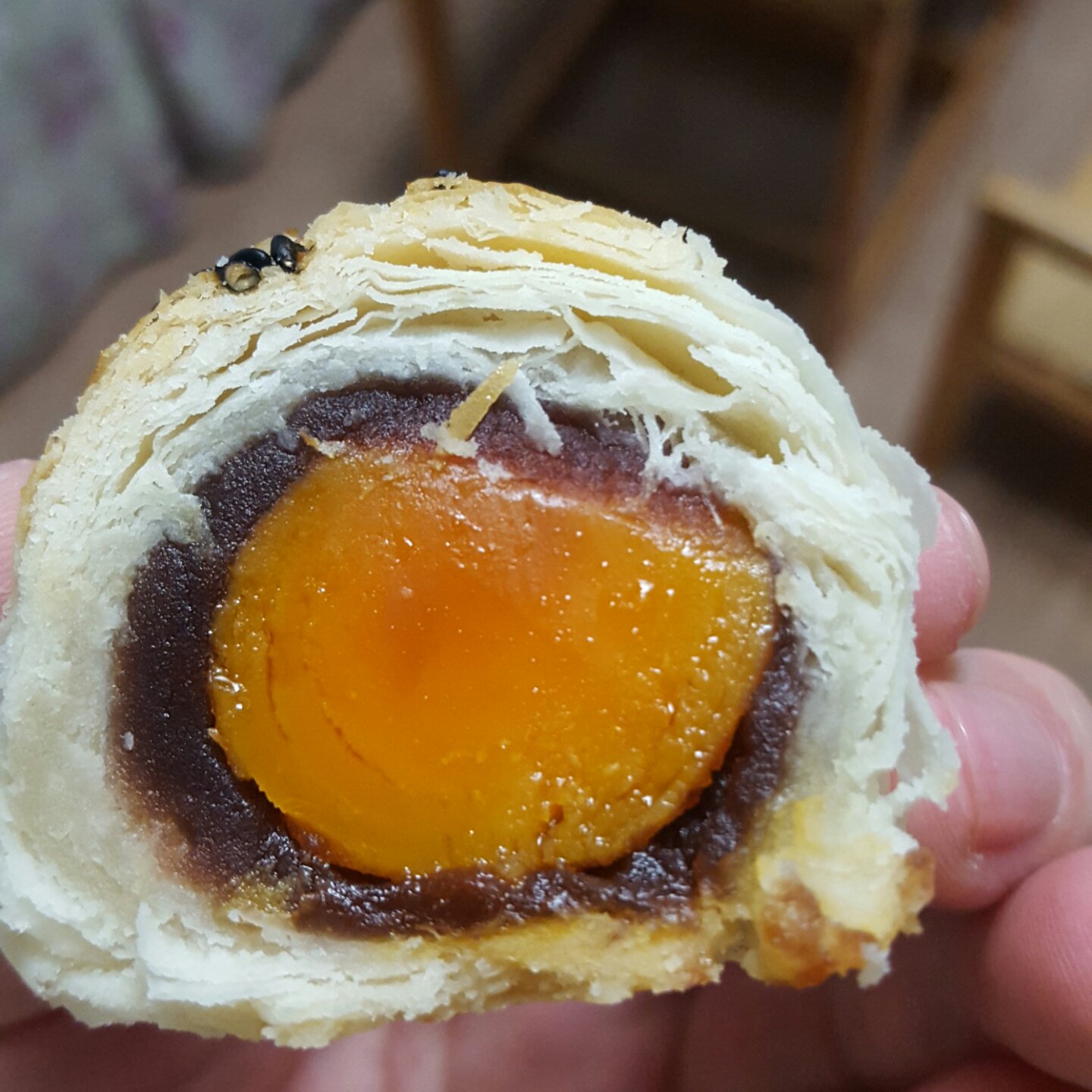 豆沙蛋黄酥