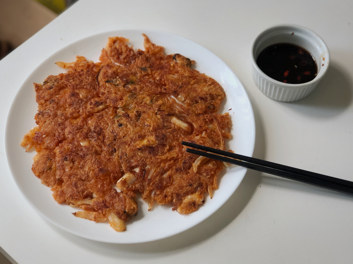 超简单正宗韩国泡菜饼