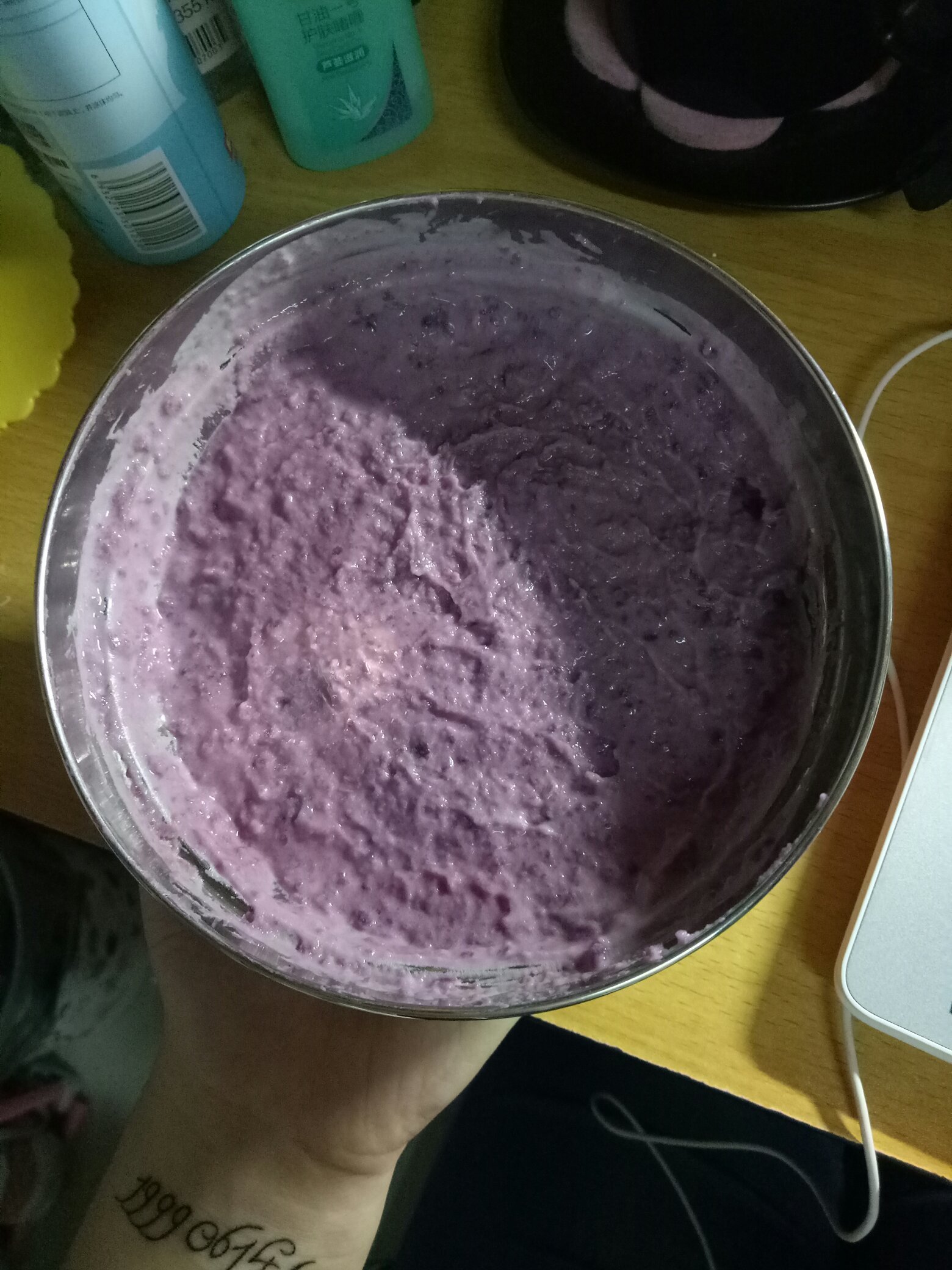 紫薯隔夜燕麦粥