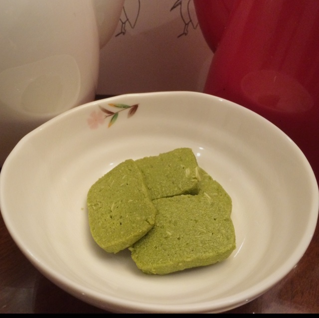 微苦抹茶沙布列酥饼