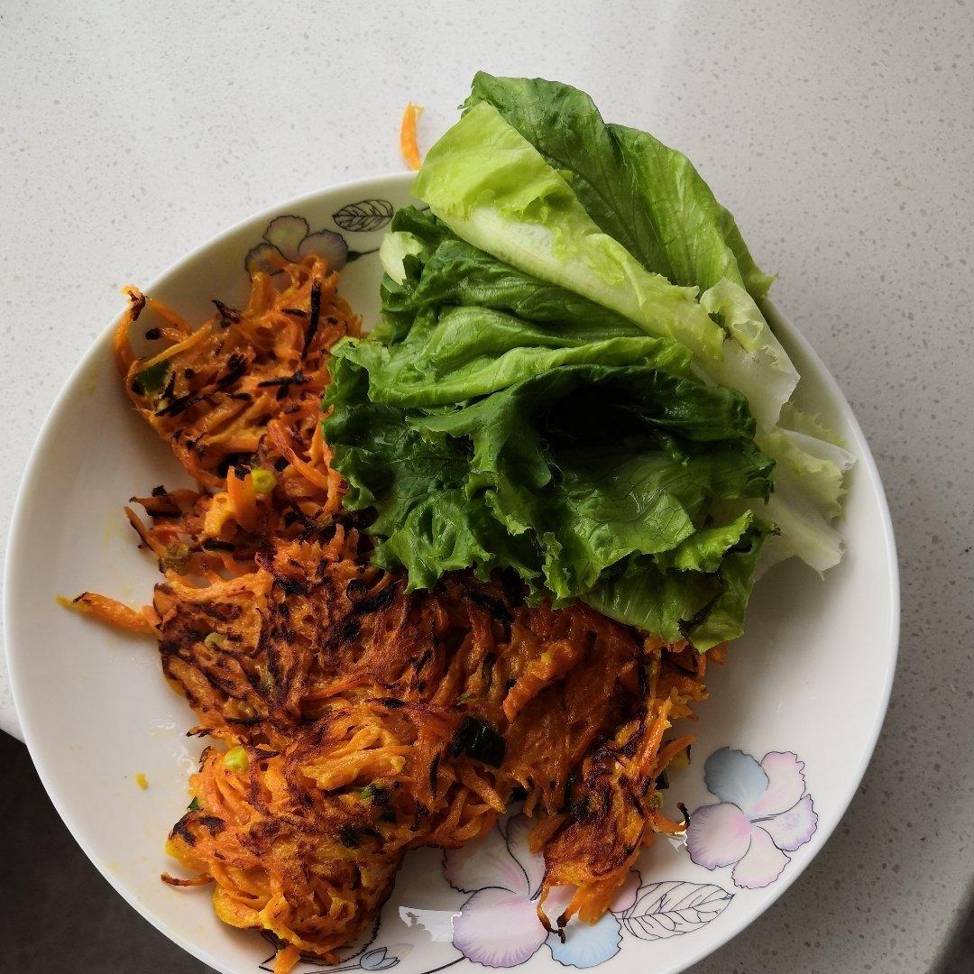 胡萝卜鸡蛋饼