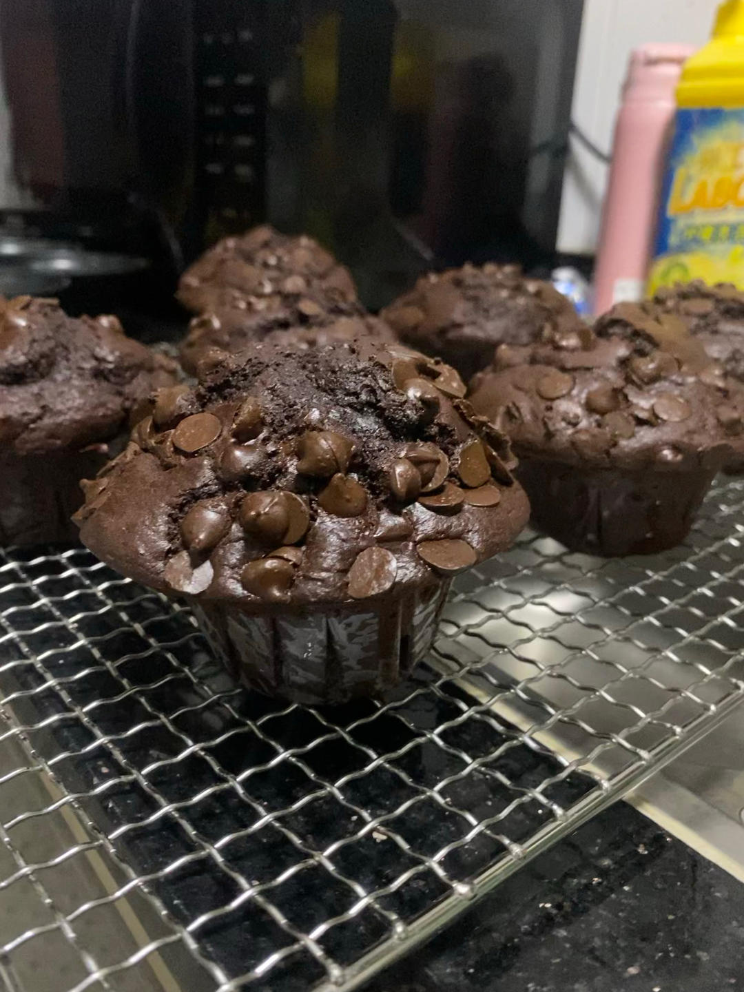 在家做巧克力蘑菇头麦芬蛋糕🍫