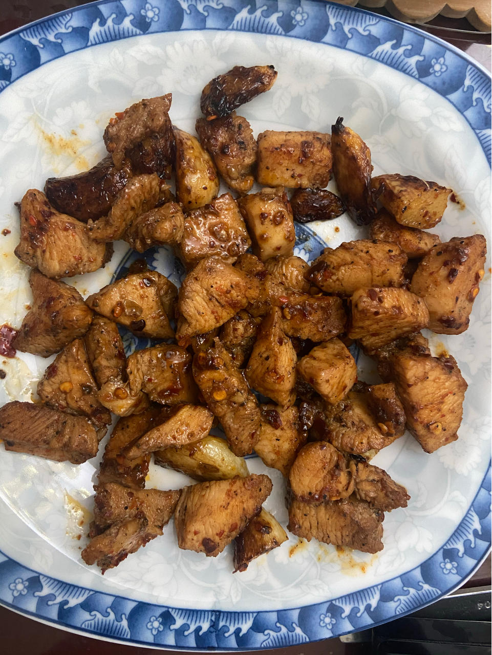 孜然蒜香鸡胸肉